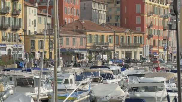 Παλιό Λιμάνι Στη Νίκαια — Αρχείο Βίντεο