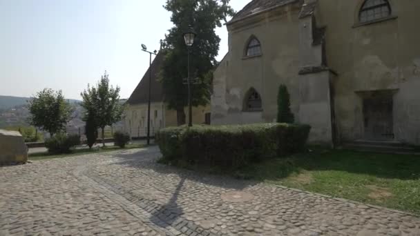 Callejón Junto Iglesia Del Monasterio — Vídeo de stock