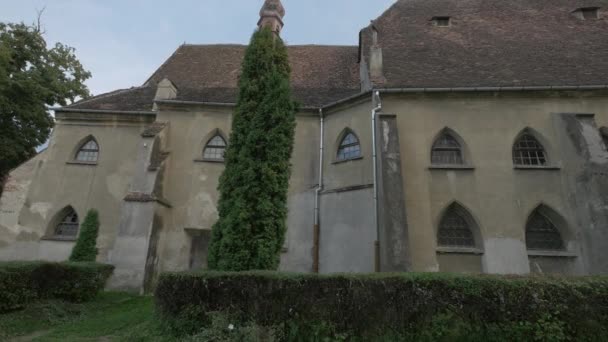 Kościół Klasztorny Stylu Gotyckim — Wideo stockowe