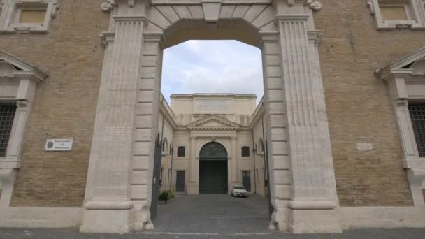 Πύλη Του Ξενοδοχείου Porta Pia — Αρχείο Βίντεο