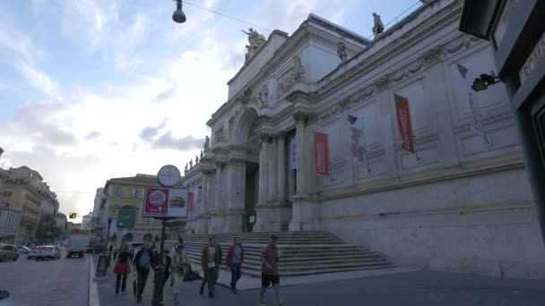 Palazzo Delle Esposizioni Rome — Stockvideo