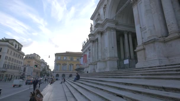 Palazzo Delle Esposizioni Rome — Stock Video