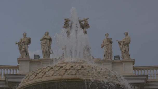 Fuente Agua Estatuas — Vídeos de Stock