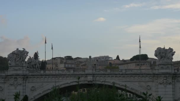 Vue Sur Pont Les Bâtiments — Video