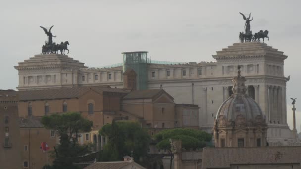 Altare Della Patria Roma — Video Stock