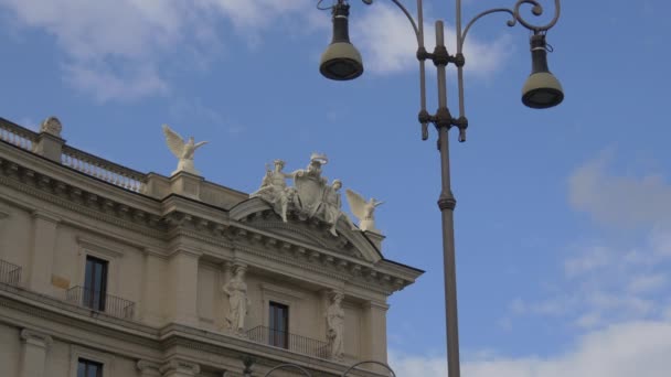 Rzeźby Dachu Budynku — Wideo stockowe