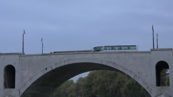 Міст Ввечері — стокове відео