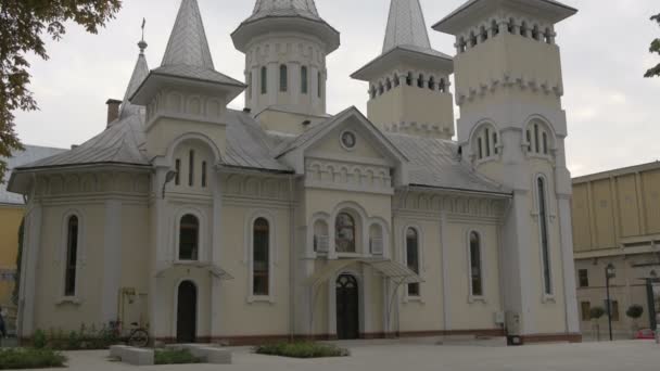 Iglesia San Nicolás Baia Mare — Vídeo de stock