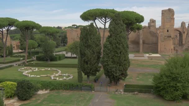 Socha Znovuzrození Třetího Ráje Římě — Stock video
