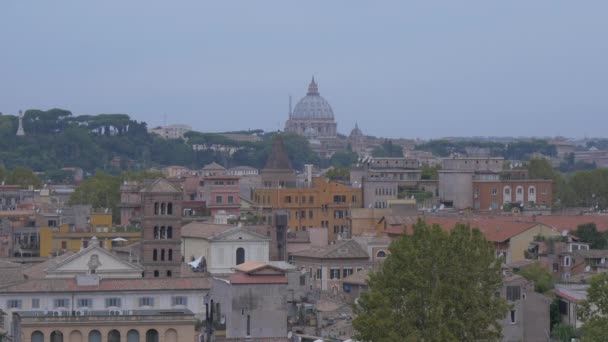 Vista Edificios Roma — Vídeos de Stock