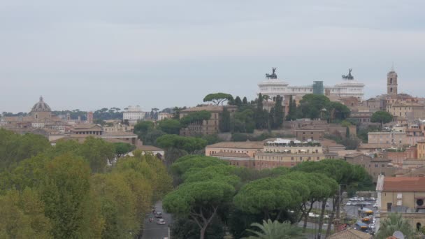 Altare Della Patria Římě — Stock video