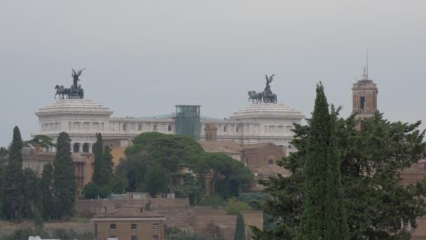 Altare Della Patria Roma — Vídeo de Stock