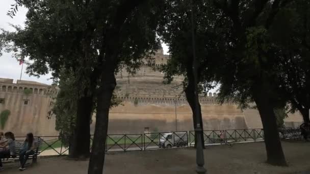 Parque Adriano Roma Italia — Vídeos de Stock