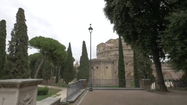 Trees Adriano Park Rome — 비디오