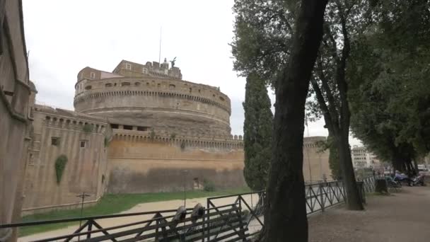 Adriano Parkı Roma Manzarası — Stok video