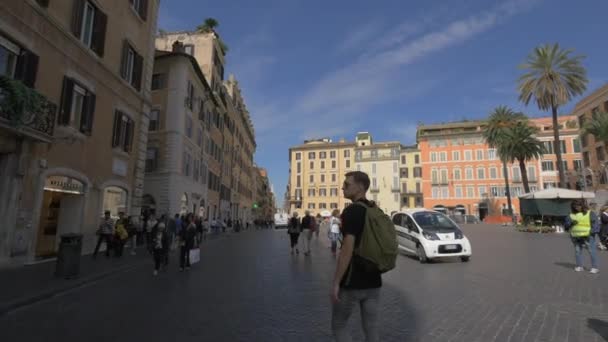 Piazza Spagna Roma — Vídeo de Stock