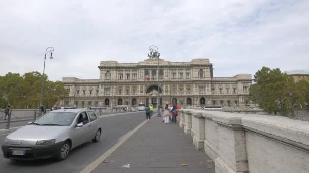 Palácio Justiça Roma — Vídeo de Stock