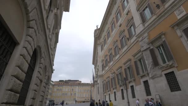 Palazzo Montecitorio Římě — Stock video