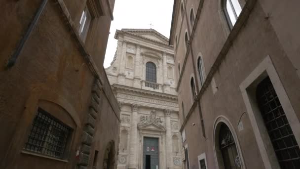 San Giovanni Dei Fiorentini Kyrkan — Stockvideo