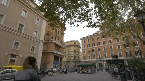 Kiosks Street Rome — Stock Video