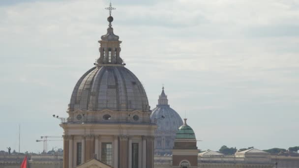 ローマのサン カルロ コルソドーム — ストック動画