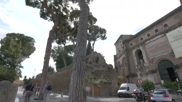 Das Museum Der Italienischen Vereinigung Rom — Stockvideo