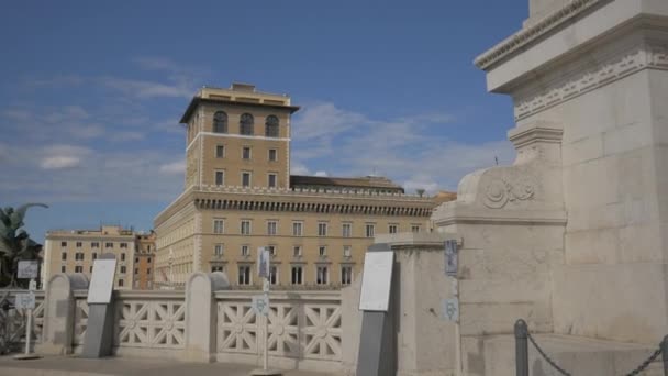 Edifici Vicino Alla Colonna Traiano — Video Stock