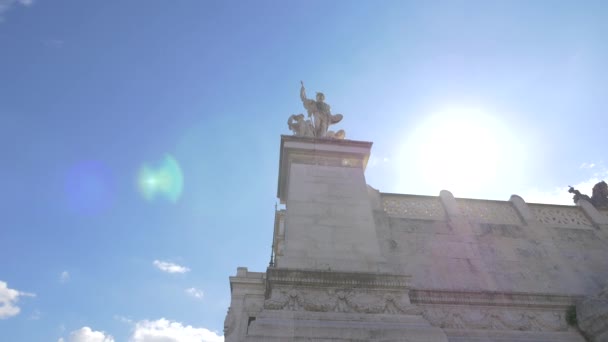 Estatuas Altare Della Patria — Vídeos de Stock