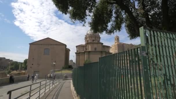 Turistas Curia Julia — Vídeo de Stock