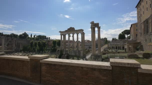 Les Ruines Temple Rome — Video