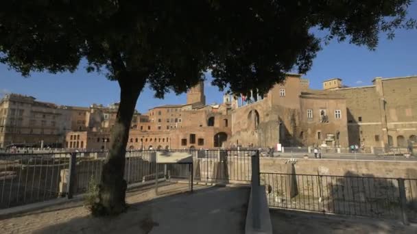 Άποψη Της Αγοράς Του Trajan — Αρχείο Βίντεο