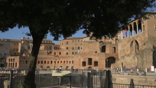 Trajan的论坛和Trajan的市场 — 图库视频影像