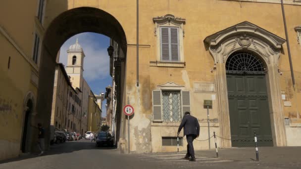 Salita Del Grillo Roma — Vídeo de stock