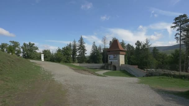 Callejuelas Cerca Bathory Tower — Vídeos de Stock