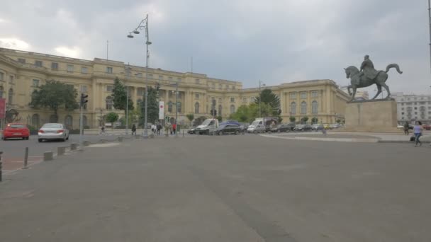 Museo Nacional Arte Rumanía — Vídeo de stock