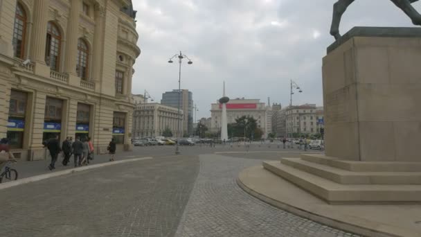 Piazza Della Rivoluzione Concetto Viaggio — Video Stock