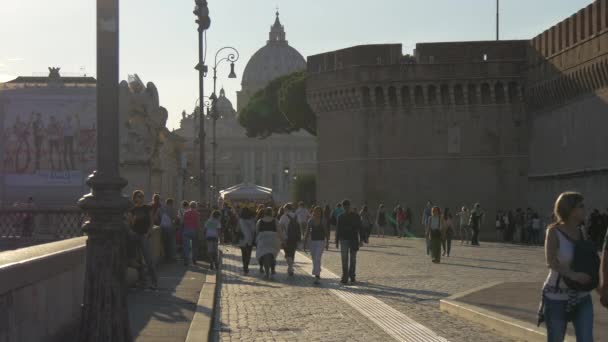 Paseando Por Castillo Sant Angelo — Vídeos de Stock