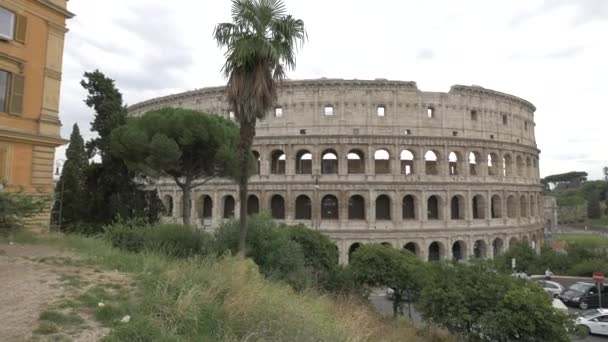 Das Kolosseum Rom Italien — Stockvideo