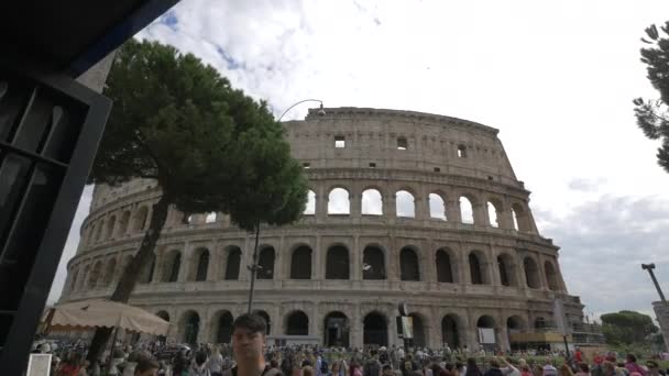 Utsikt Över Colosseum — Stockvideo