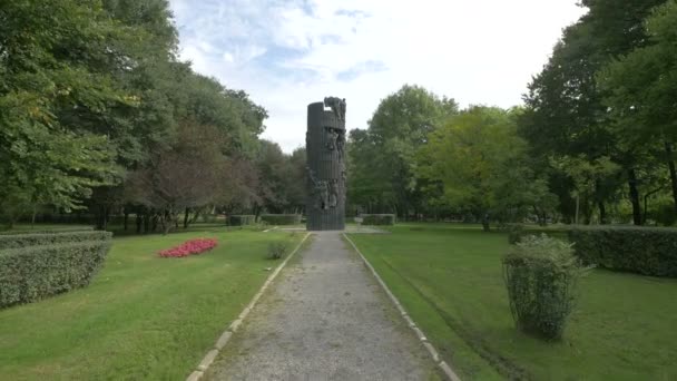 Monumento Infantería Rumana — Vídeos de Stock
