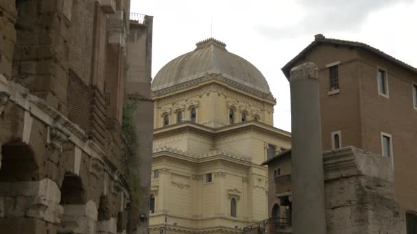 Edificio Vicino Teatro Marcello — Video Stock