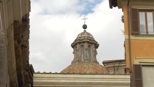 Cupola Santa Maria Biserica Campitelli — Videoclip de stoc