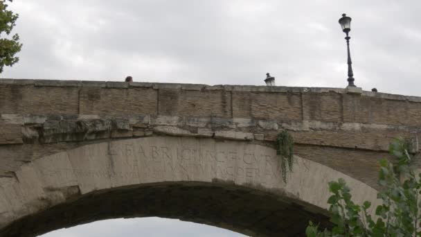 Inscripción Ponte Fabricio — Vídeos de Stock