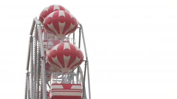 Gros Plan Une Roue Ferris — Video