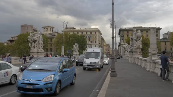 Rijden Ponte Vittorio Emanuele — Stockvideo