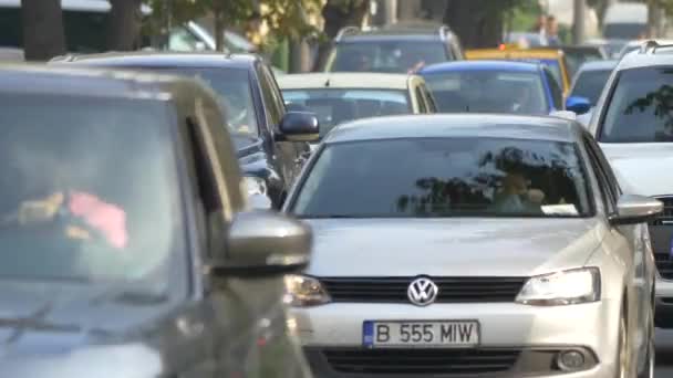 Sokakta Araba Sürüyor — Stok video