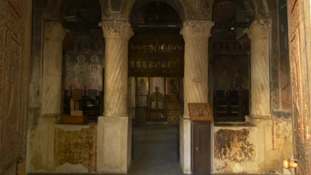 Intérieur Église Stavropoleos — Video