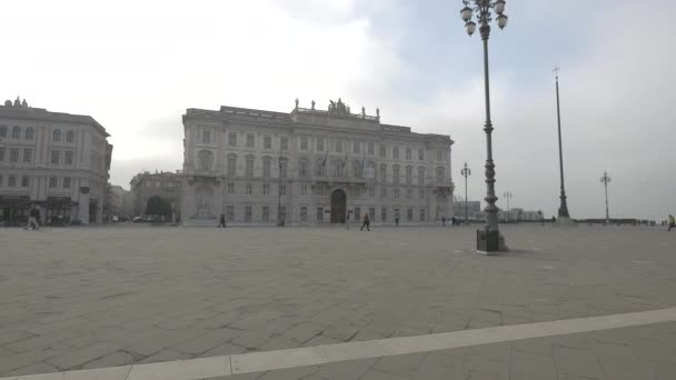 Palatul Lloyd Din Trieste — Videoclip de stoc
