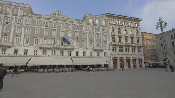 Palazzo Stratti Other Buidlings — Stock Video
