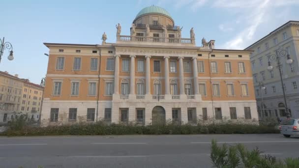 Palazzo Carciotti Trieste — Vídeo de Stock